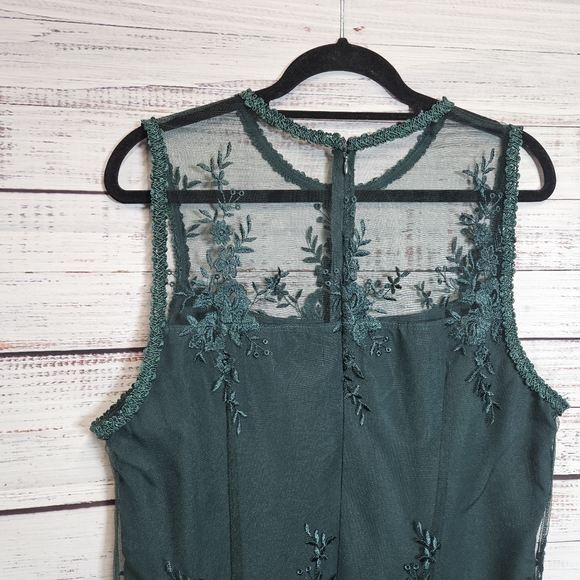 Nanette Lepore green lace dress - Picture 12 of 16